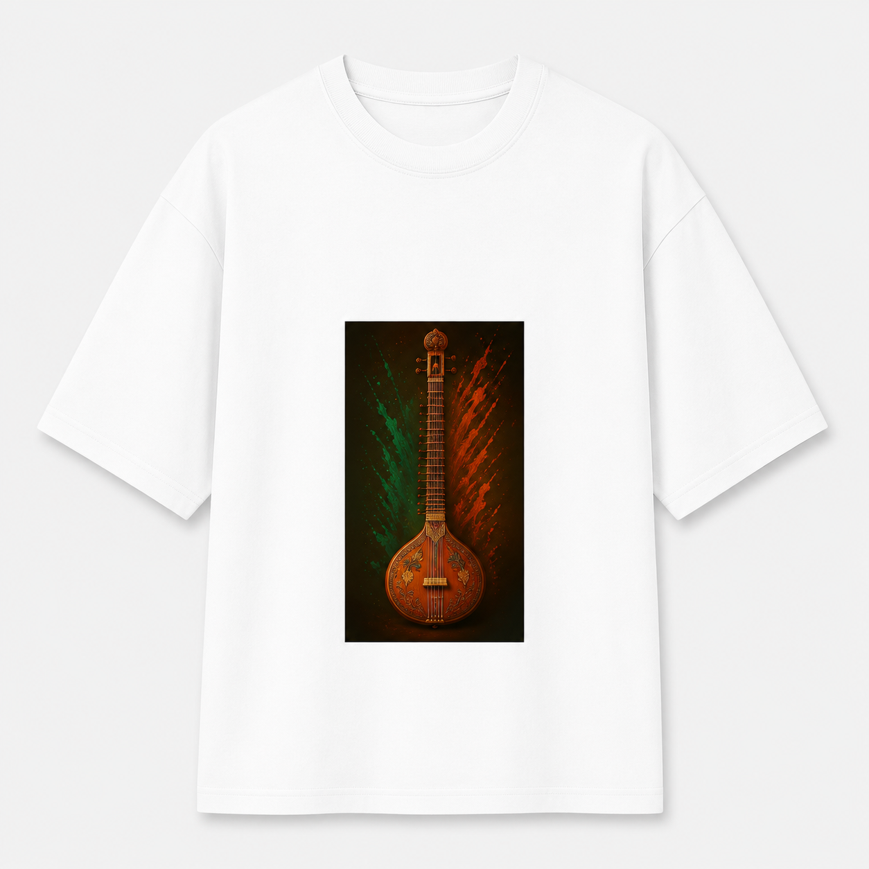 Unisex Oversized Standard T-shirt White 2